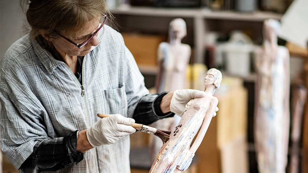 Dans l'atelier de Marie-Madeleine Vitrolles | EMPREINTES Paris